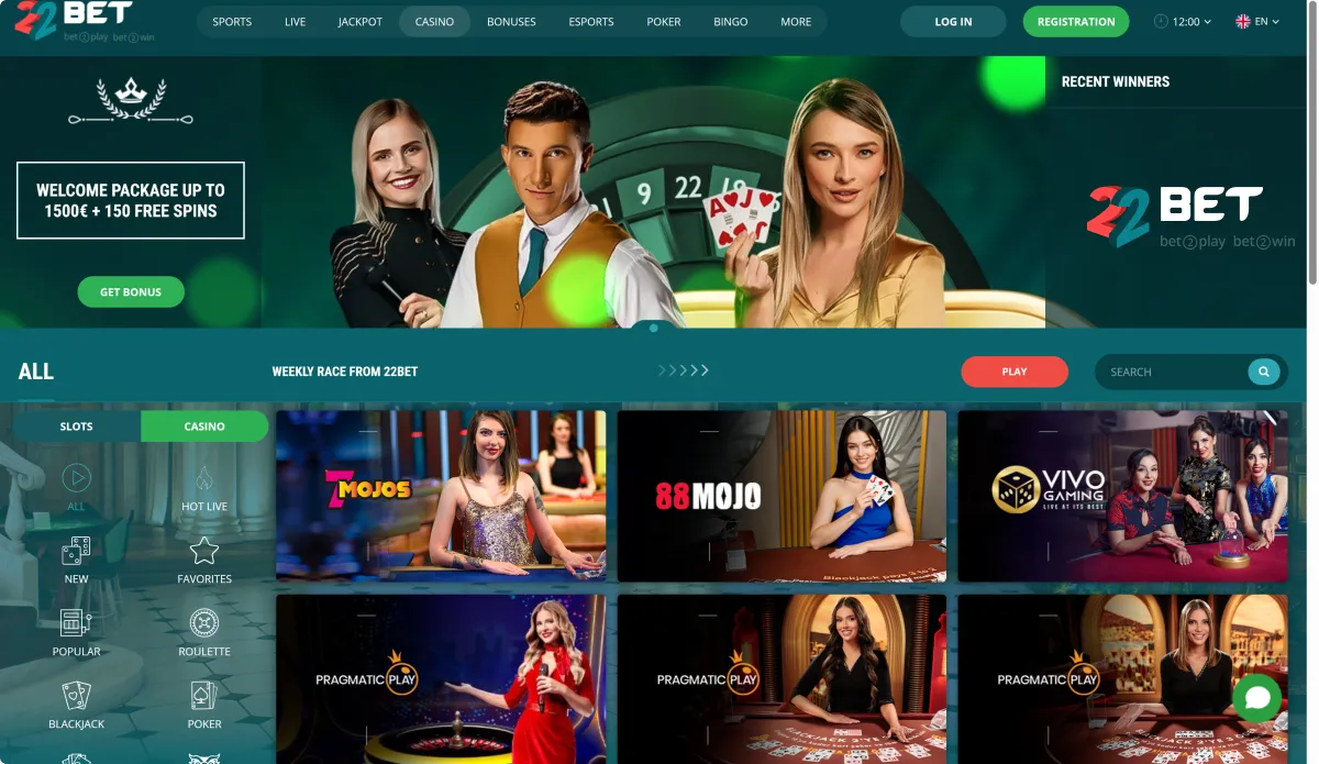 22Bet Casino 22Bet Casino
